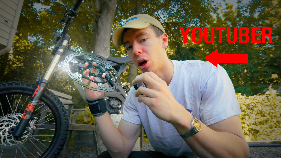 YouTuber Logan Taylor Puts Rippin Moto's 250mm Race Spec Brake Rotors to the Test