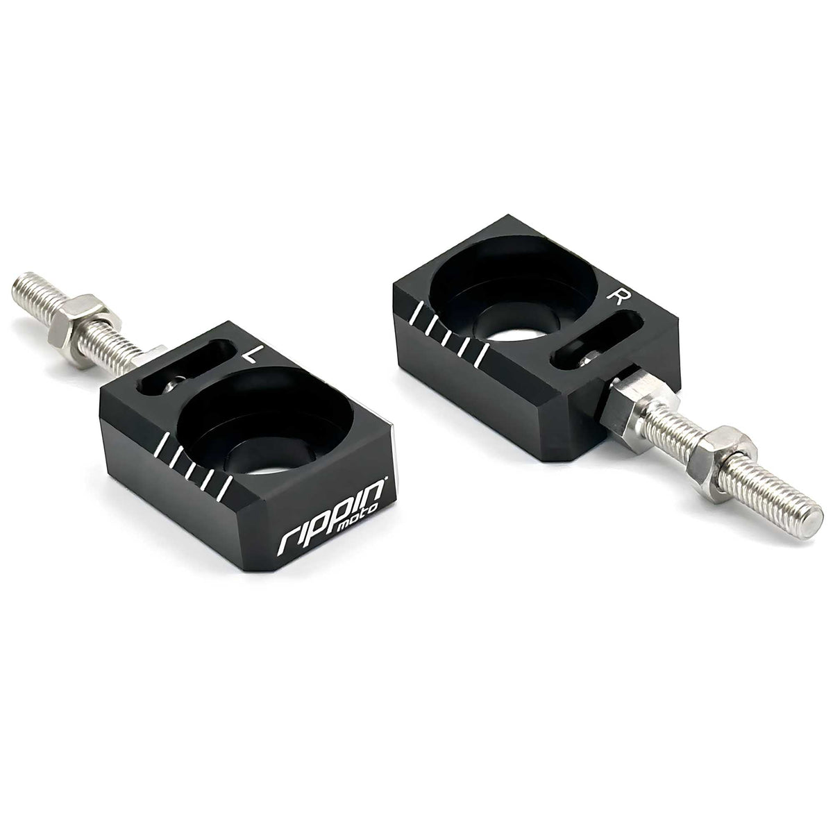 Rippin Moto chain tensioner axle block set