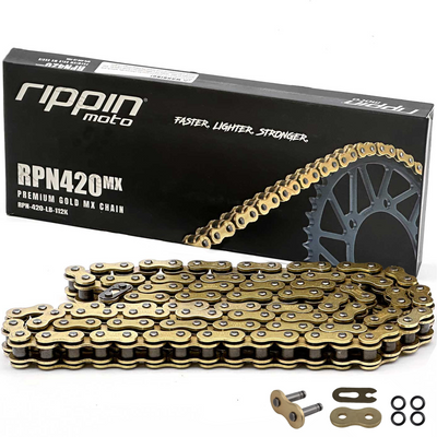 Rippin Moto RPN420MX gold O-ring chain