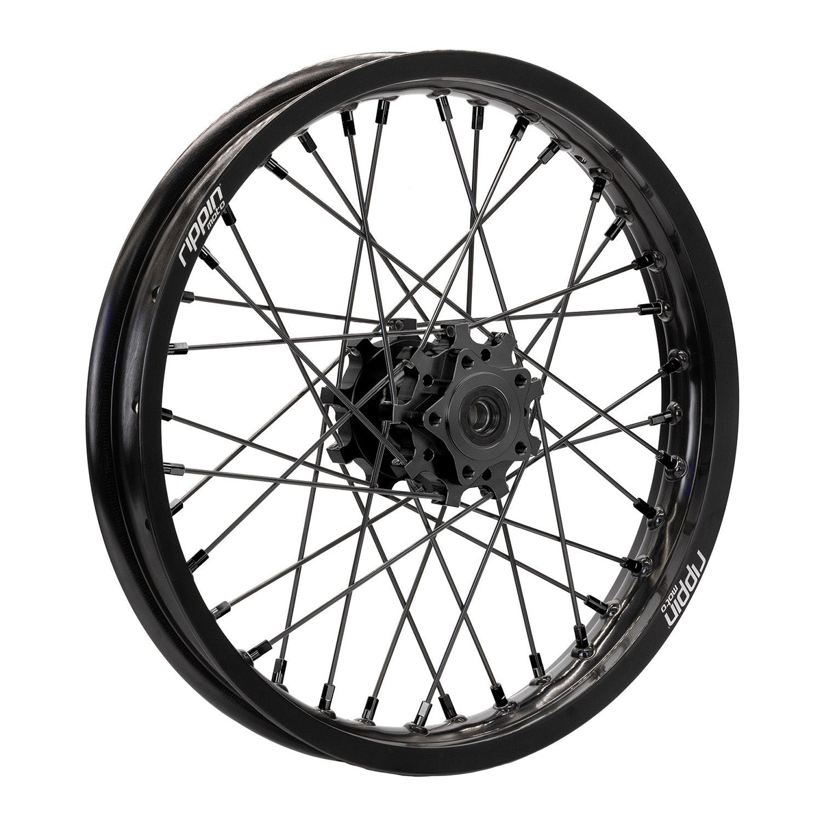 Blackline off-road rear wheel in black