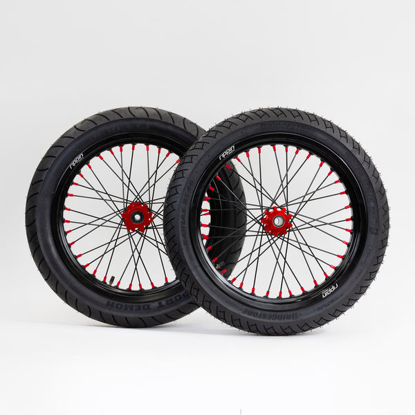 Ready-to-Ride Supermoto in Red