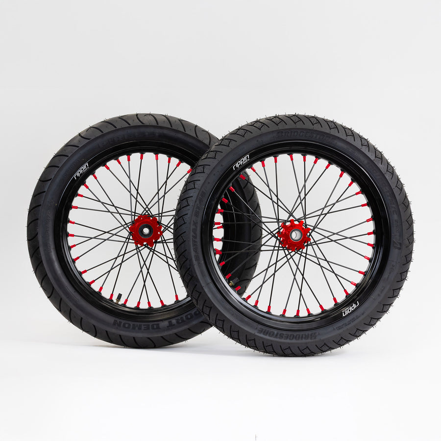 Blackline Ready-to-Ride Supermoto Wheelset for Altis Sigma