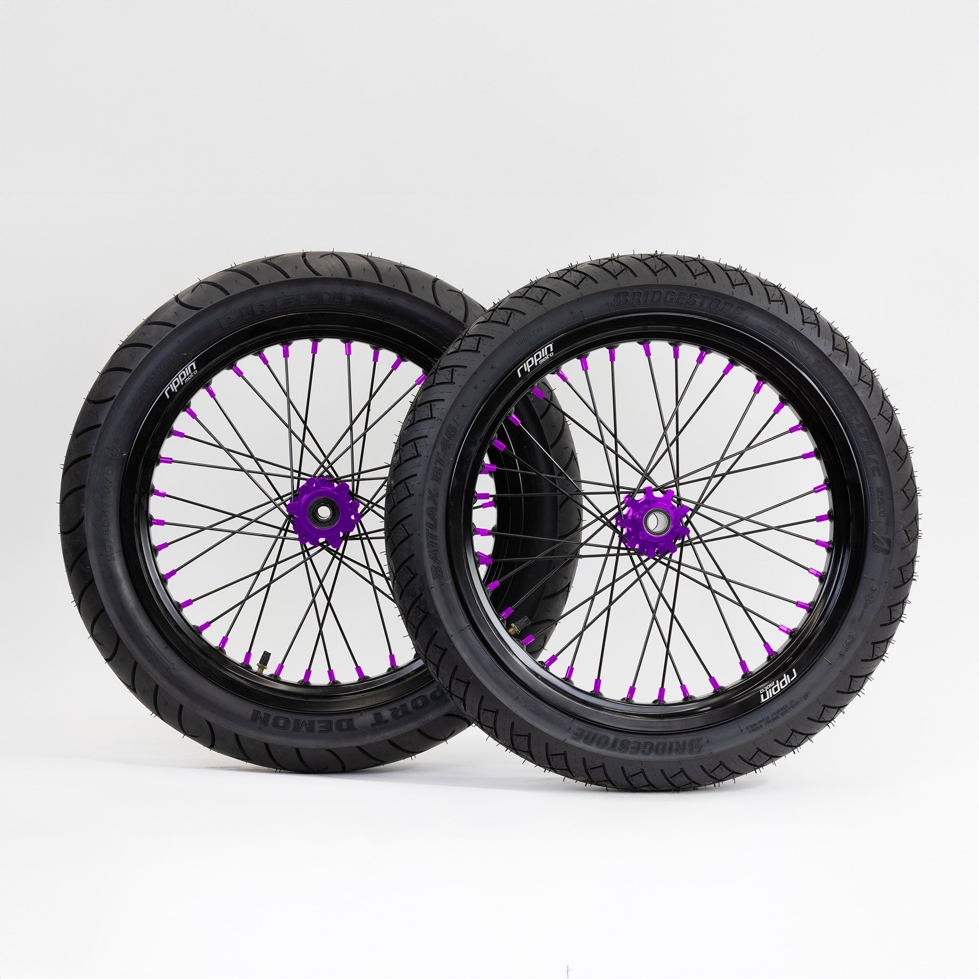 Blackline Supermoto Wheelset RTR - Purple