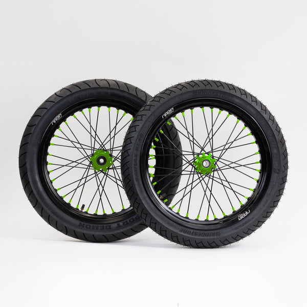 Ready-to-Ride Supermoto in Green