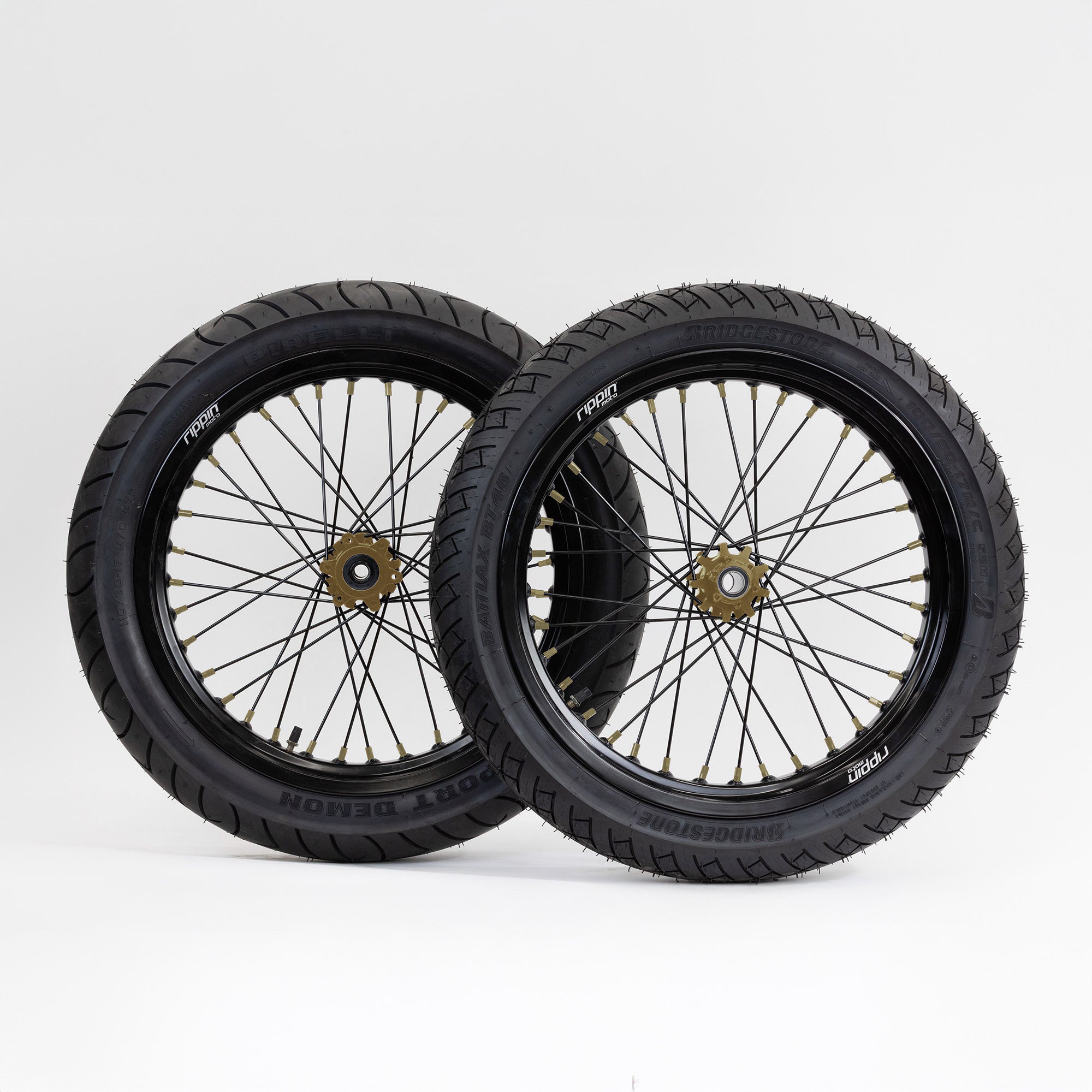 Blackline Supermoto Wheelset RTR - Magnesium