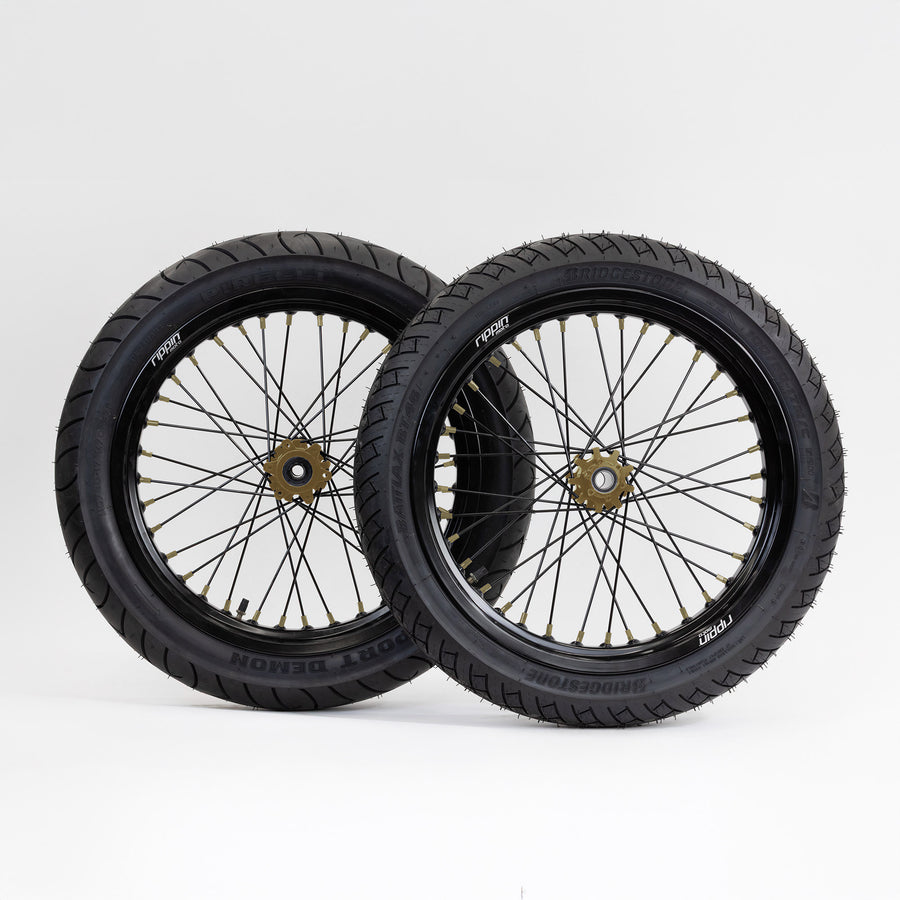 Blackline Ready-to-Ride Supermoto Wheelset for Altis Sigma