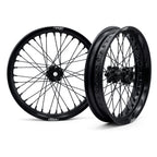 Rippin Moto Blackline Supermoto Wheelset in Black