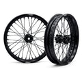 Rippin Moto Blackline Supermoto Wheelset in Black