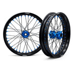 Rippin Moto Blackline Supermoto Wheelset in Blue