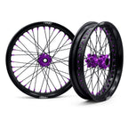 Rippin Moto Blackline Supermoto Wheelset in Purple
