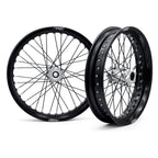 Rippin Moto Blackline Supermoto Wheelset in Silver