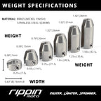 12 Pack Spoke Wheel Weight Kit (Nickel Finish)