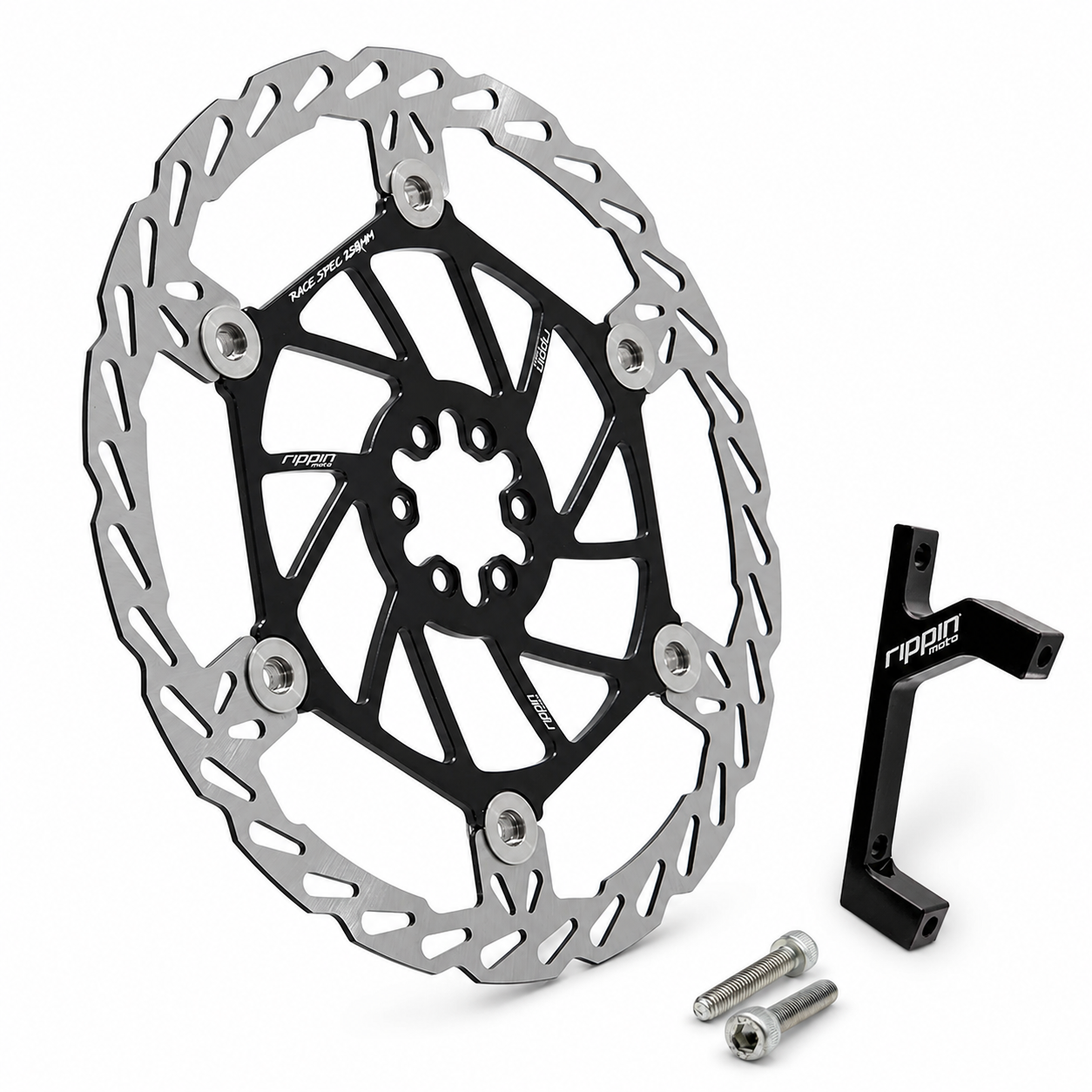 Rippin Moto Race Spec 250mm Front Brake Rotor Kit