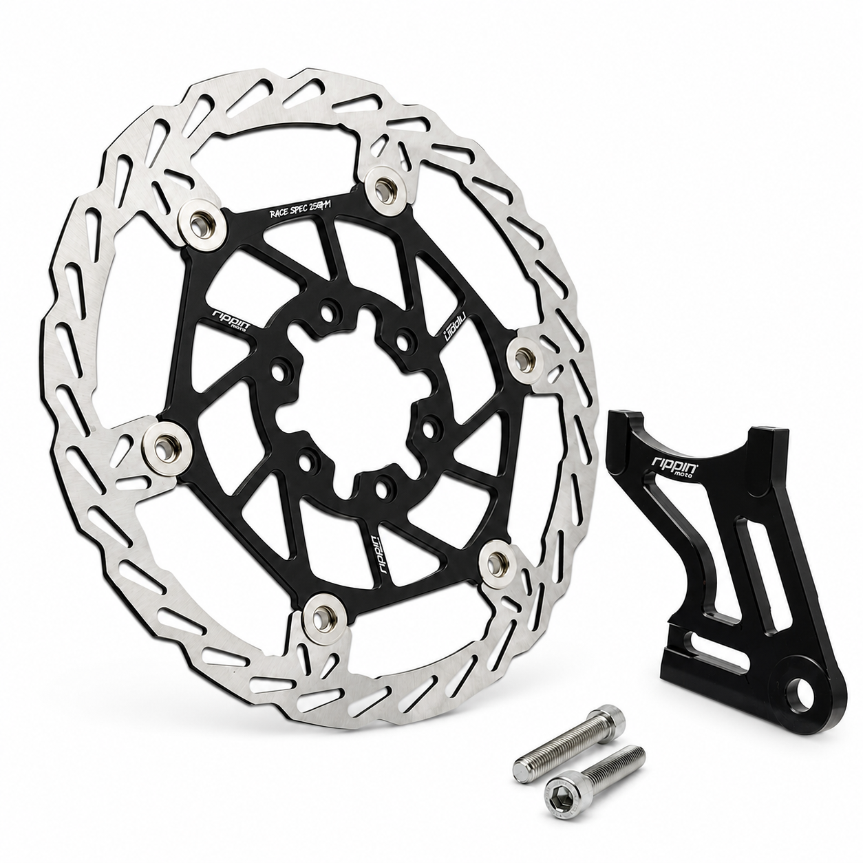 Rippin Moto Race Spec 250mm Rear Brake Rotor Kit