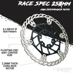 Rippin Moto Race Spec 250mm Rear Brake Rotor (6x68mm)
