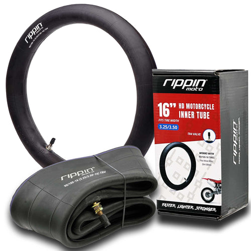 90/100-16 Heavy Duty 16" Inner Tube (3.25/3.50-16) - 3mm