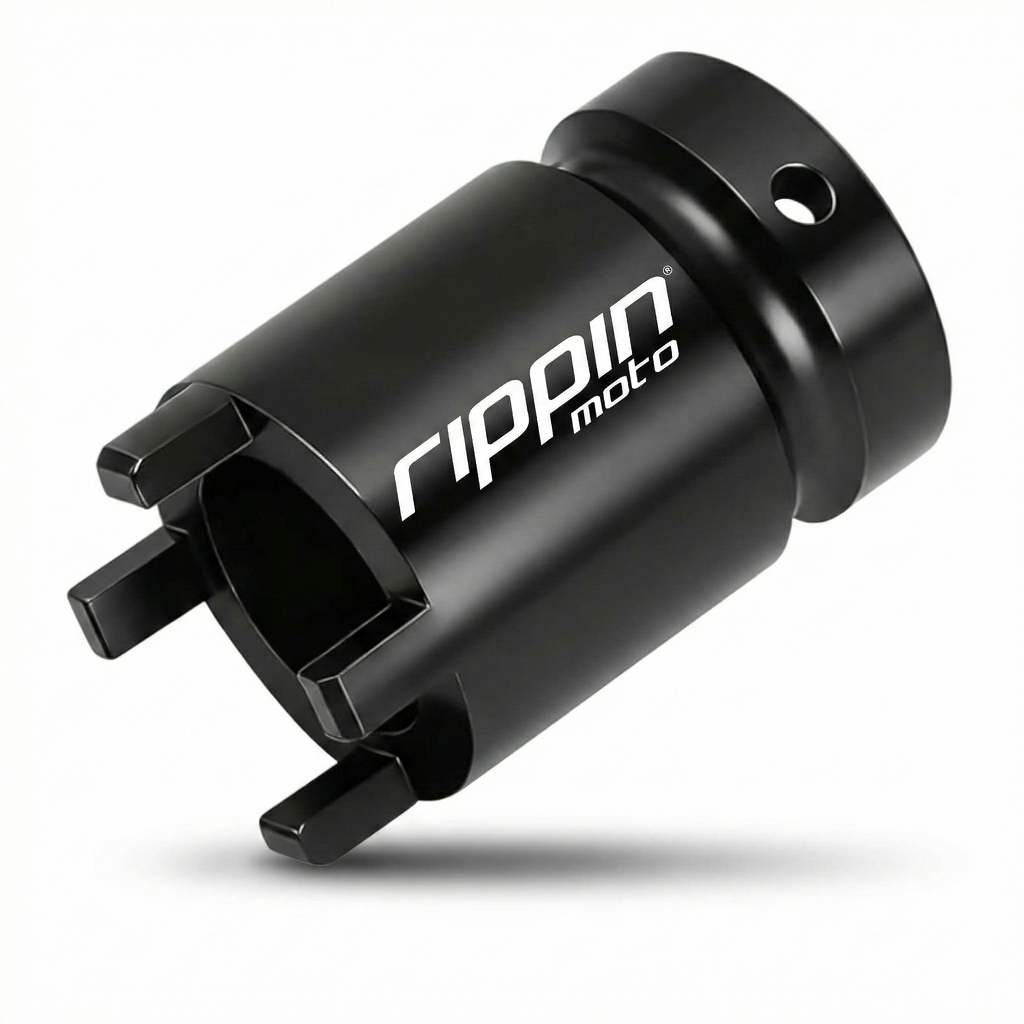 4-Pin Jackshaft & Swing Arm Lock Nut Socket — 1/2" Drive