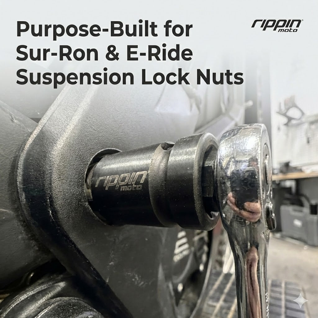 4-Pin Jackshaft & Swing Arm Lock Nut Socket — 1/2" Drive