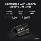 4-Pin Jackshaft & Swing Arm Lock Nut Socket — 1/2" Drive
