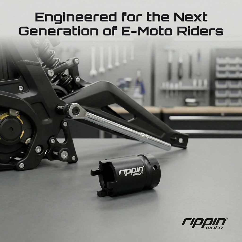 4-Pin Jackshaft & Swing Arm Lock Nut Socket — 1/2" Drive