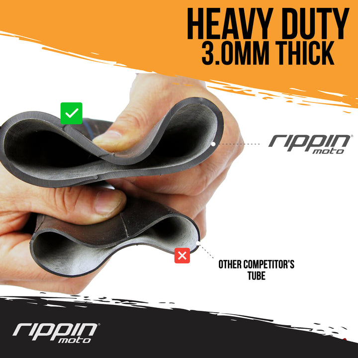 Rippin Moto 100/90-19 (4.10 x 19) Heavy Duty 19" Inner Tube 3mm Thick