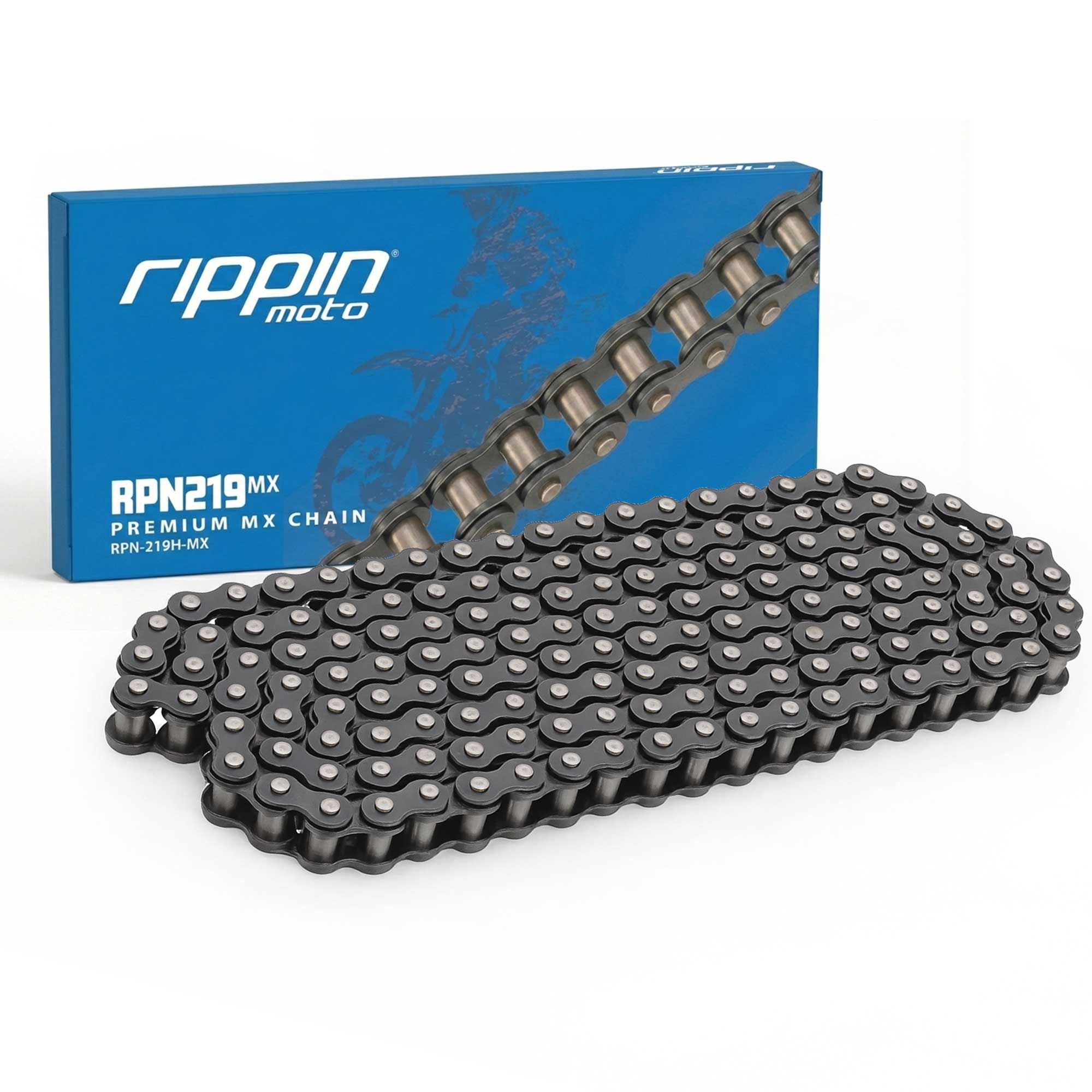 219H Mini Bike & Go-Kart Chain (112–140 Links) | Rippin Moto RPN219MX
