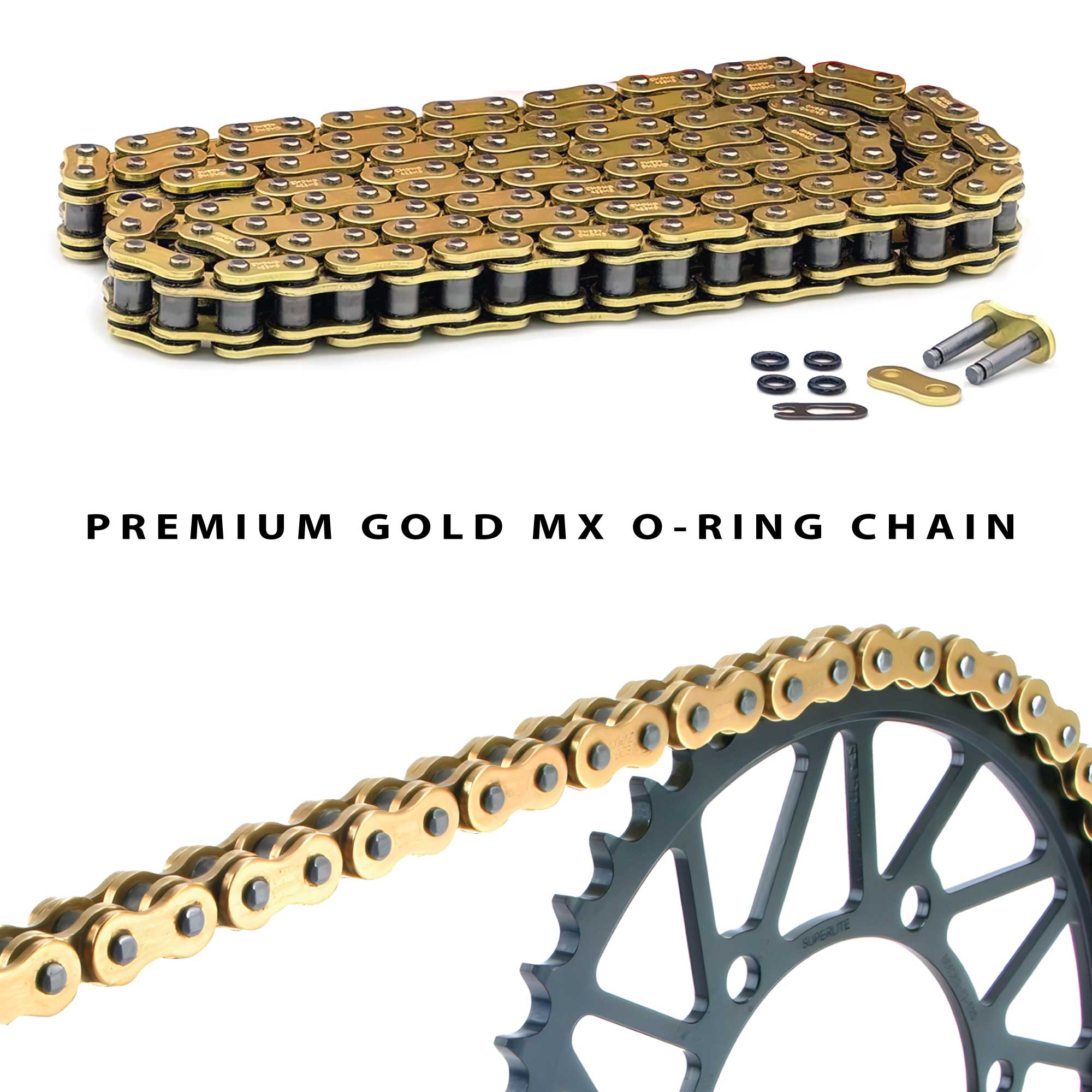 Rippin Moto RPN420MX Gold O-Ring Chain – Ultimate Performance