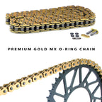RPN428MX Premium Gold MX O-Ring Chain for E-Ride PRO 3.0/SR, Talaria MX5 & Altis Sigma