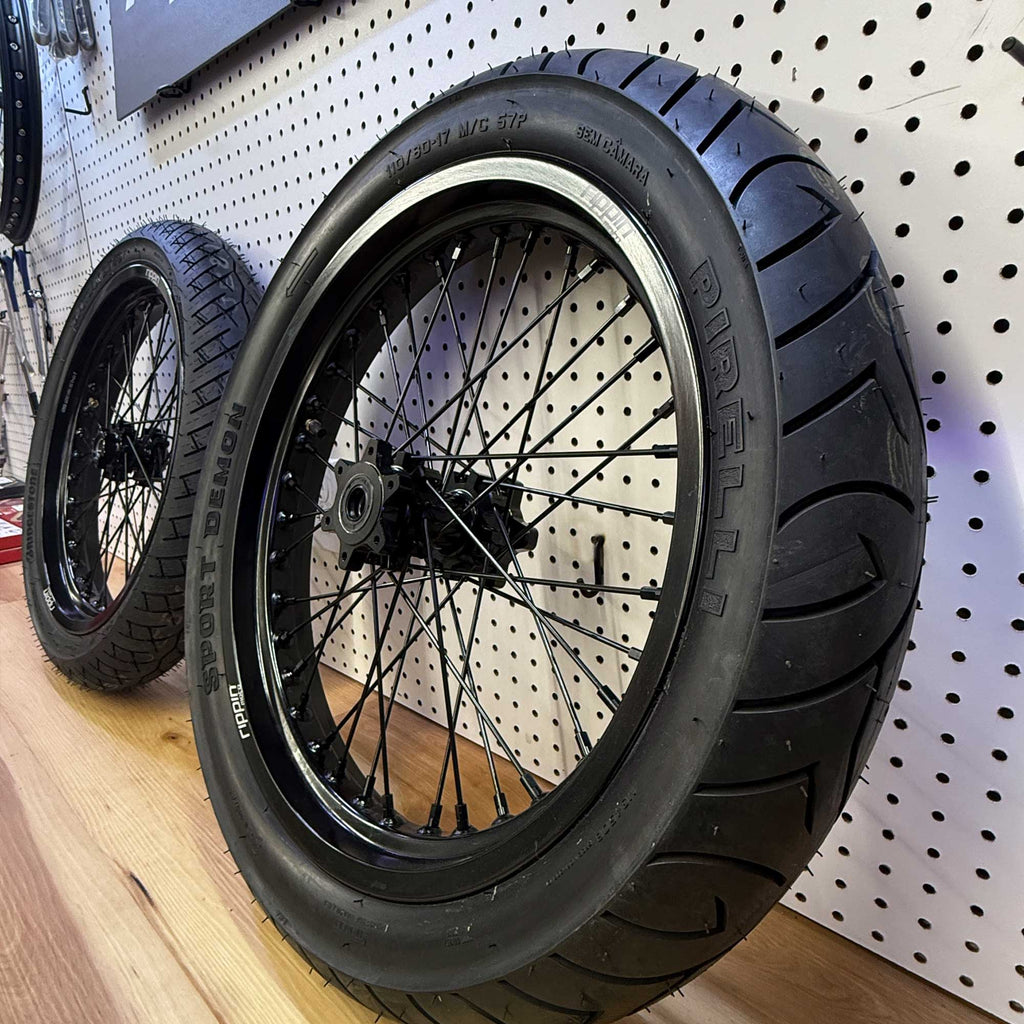 17/17" Blackline Supermoto Wheelset for Altis Sigma