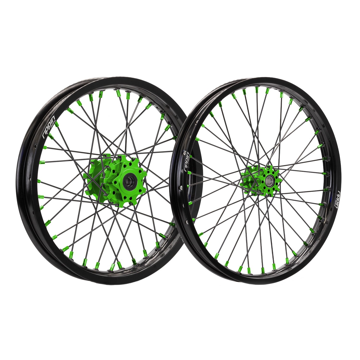 Blackline Supermoto Wheelset - Green