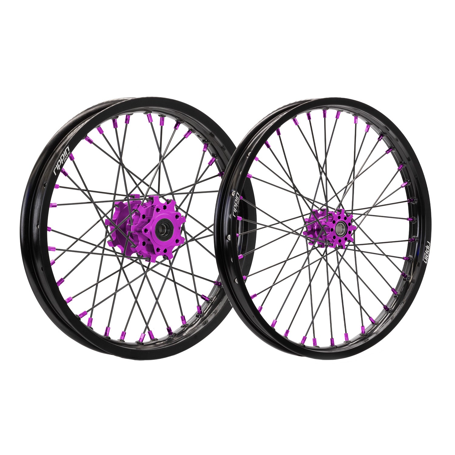 Blackline Supermoto Wheelset - Purple