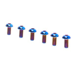 Titanium Front Rotor Bolts 6-Pack [M5x10mm]