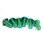 Titanium Rear Rotor Bolts 6-Pack [M6x12mm]