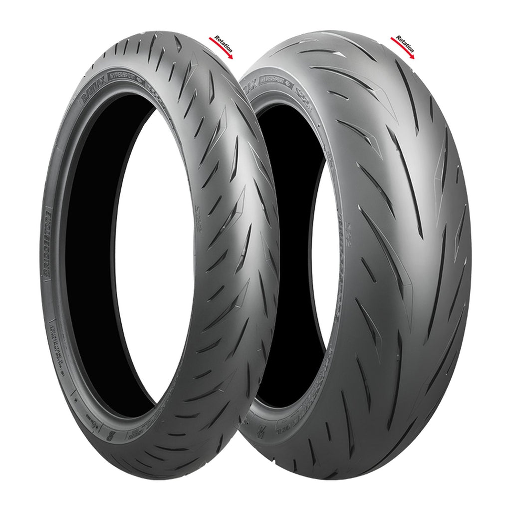 Bridgestone Battlax Hypersport S22 front and rear tires