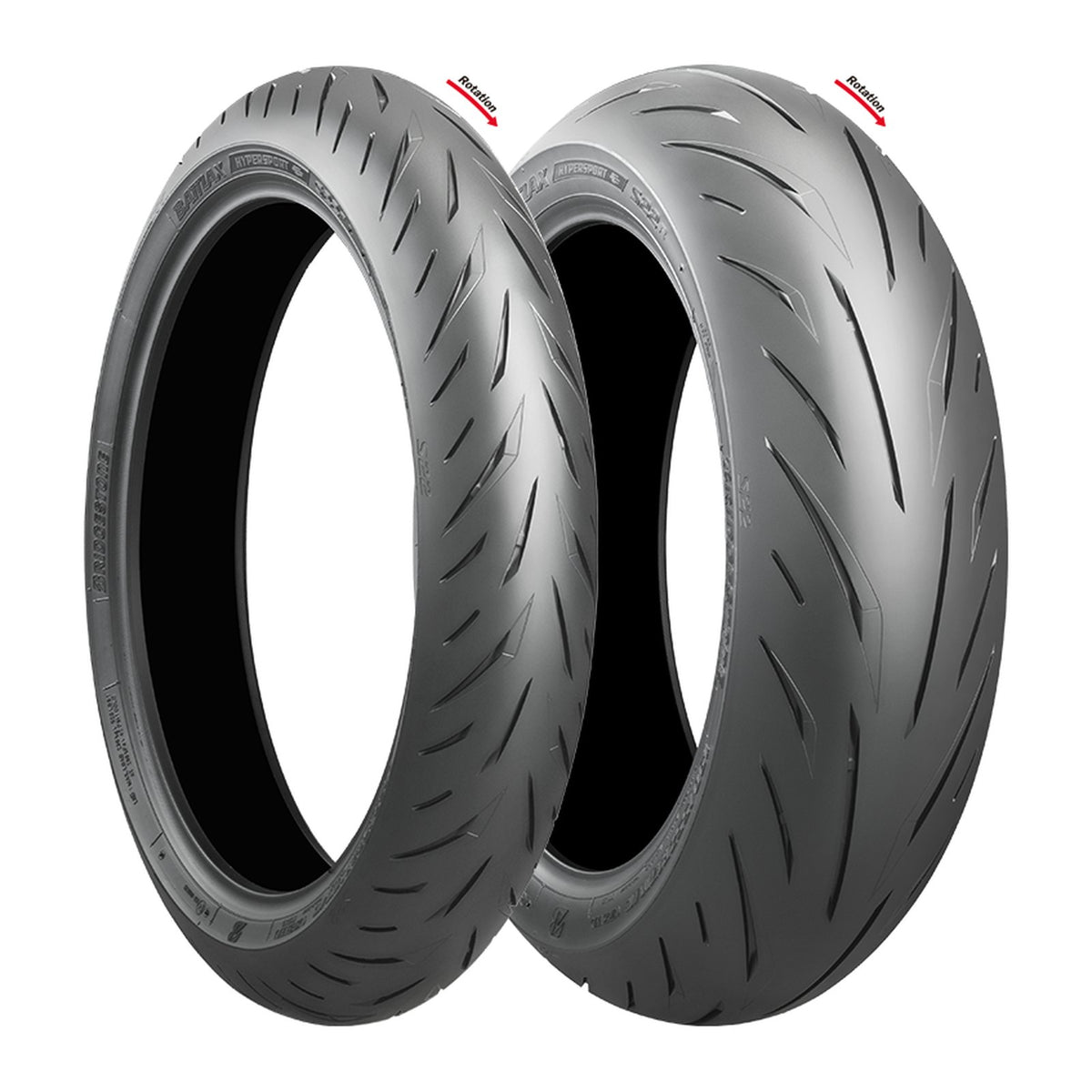 Bridgestone Battlax Hypersport S22 front and rear tires