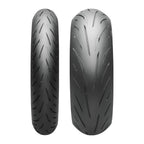 Bridgestone Battlax Hypersport S22 front and rear tire tread patterns