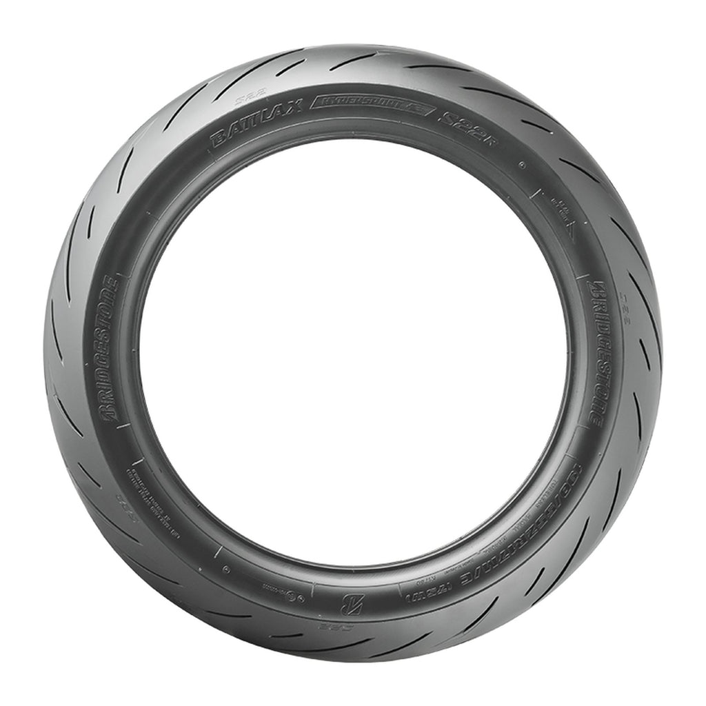 Bridgestone Battlax Hypersport S22 rear tire, side view