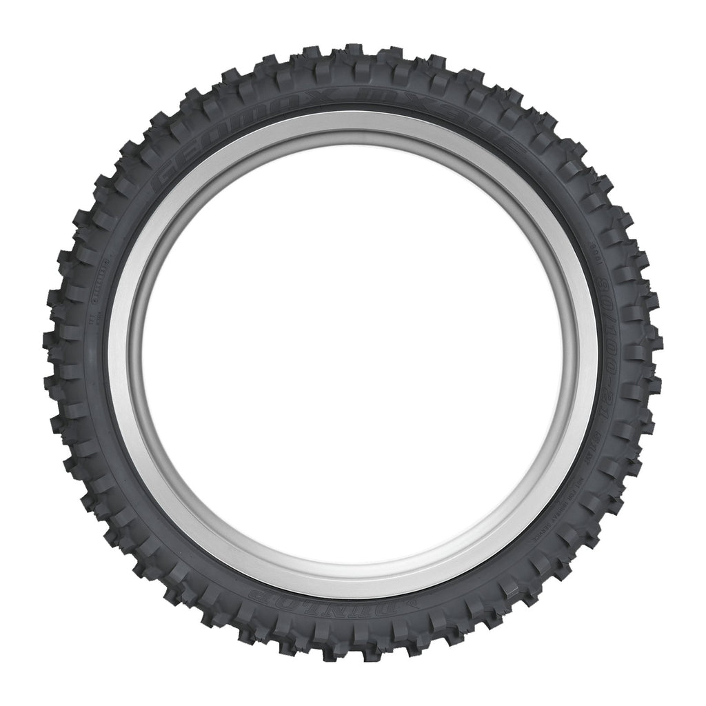 Dunlop Geomax MX34 front tire, side view