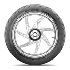 Michelin Power 6 front tire, side view