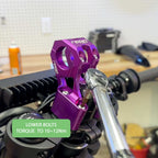 E-Moto Bar Mount for E-Ride PRO, Talaria & Surron LBX with 1" Riser
