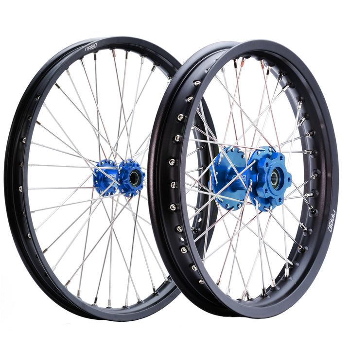 Rippin Moto E-Moto Wheel Set with Blue Color Hubs