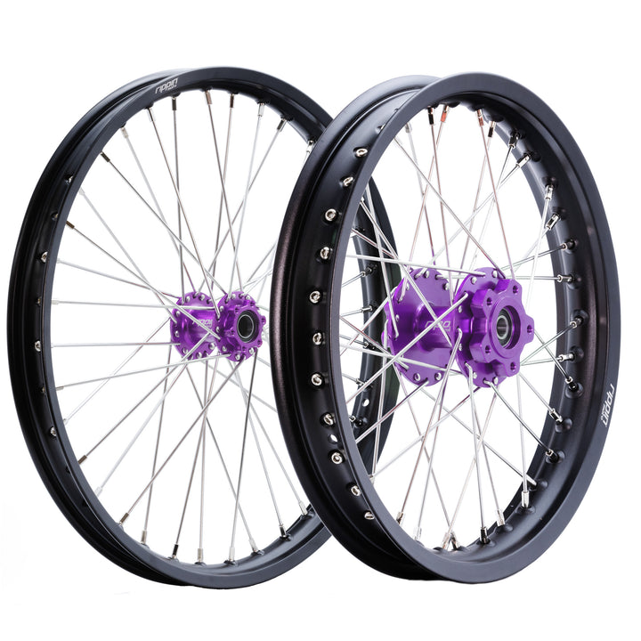 Rippin Moto E-Moto Wheel Set With Purple Hubs