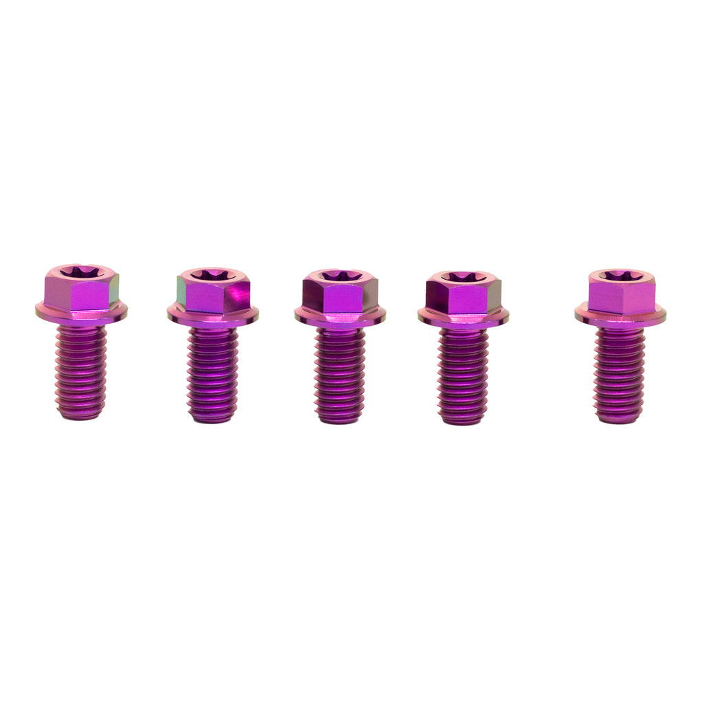 Titanium Sprocket Bolts 5-Pack [M8x16mm]