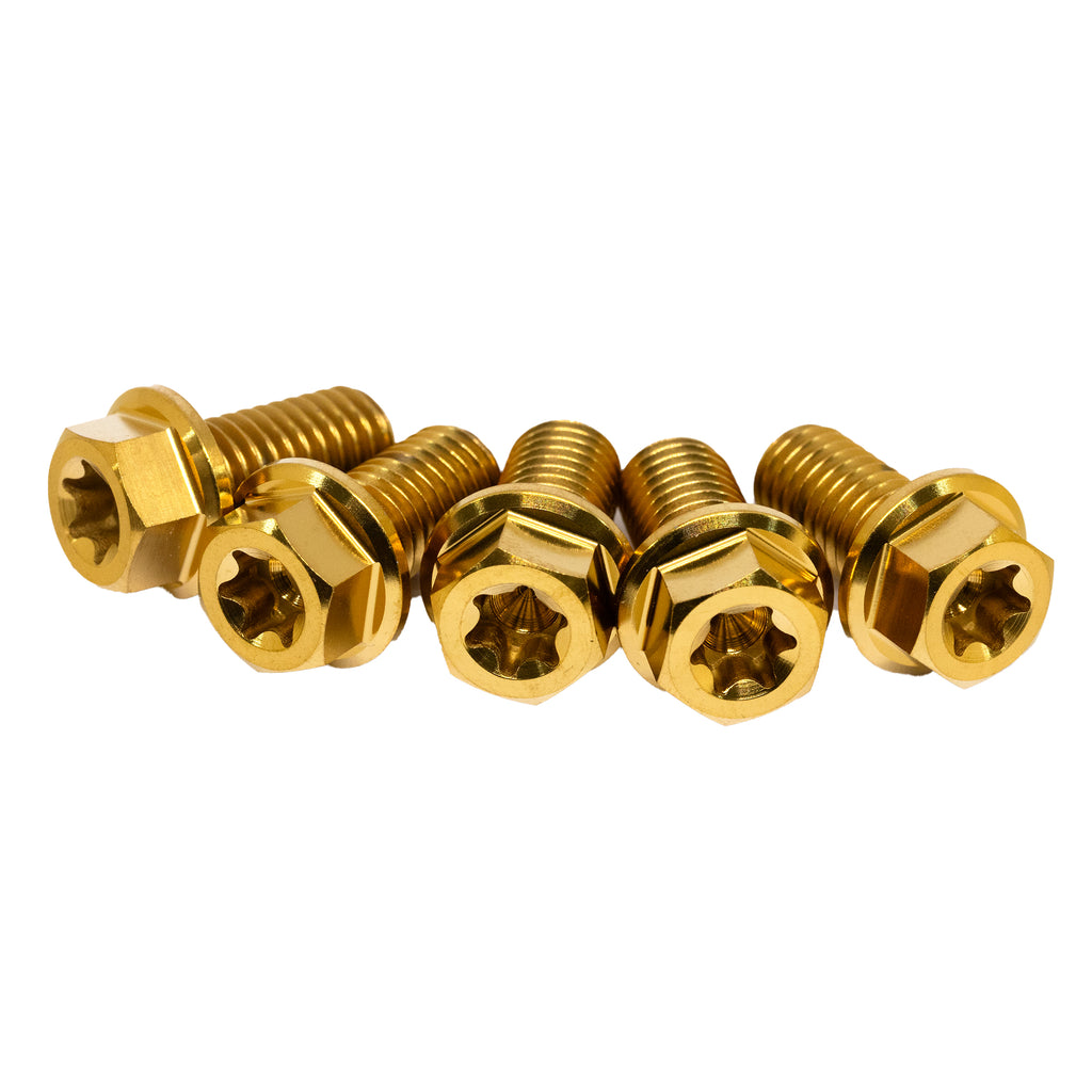 Titanium Sprocket Bolts 5-Pack [M8x16mm]