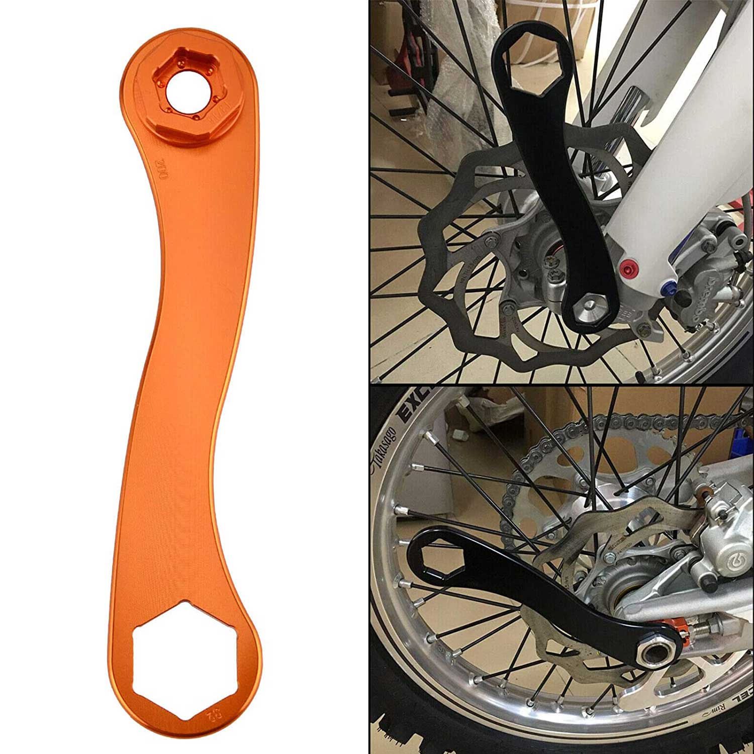 Universal Axle Spanner Wrench for KTM & Husqvarna 17/27/32mm