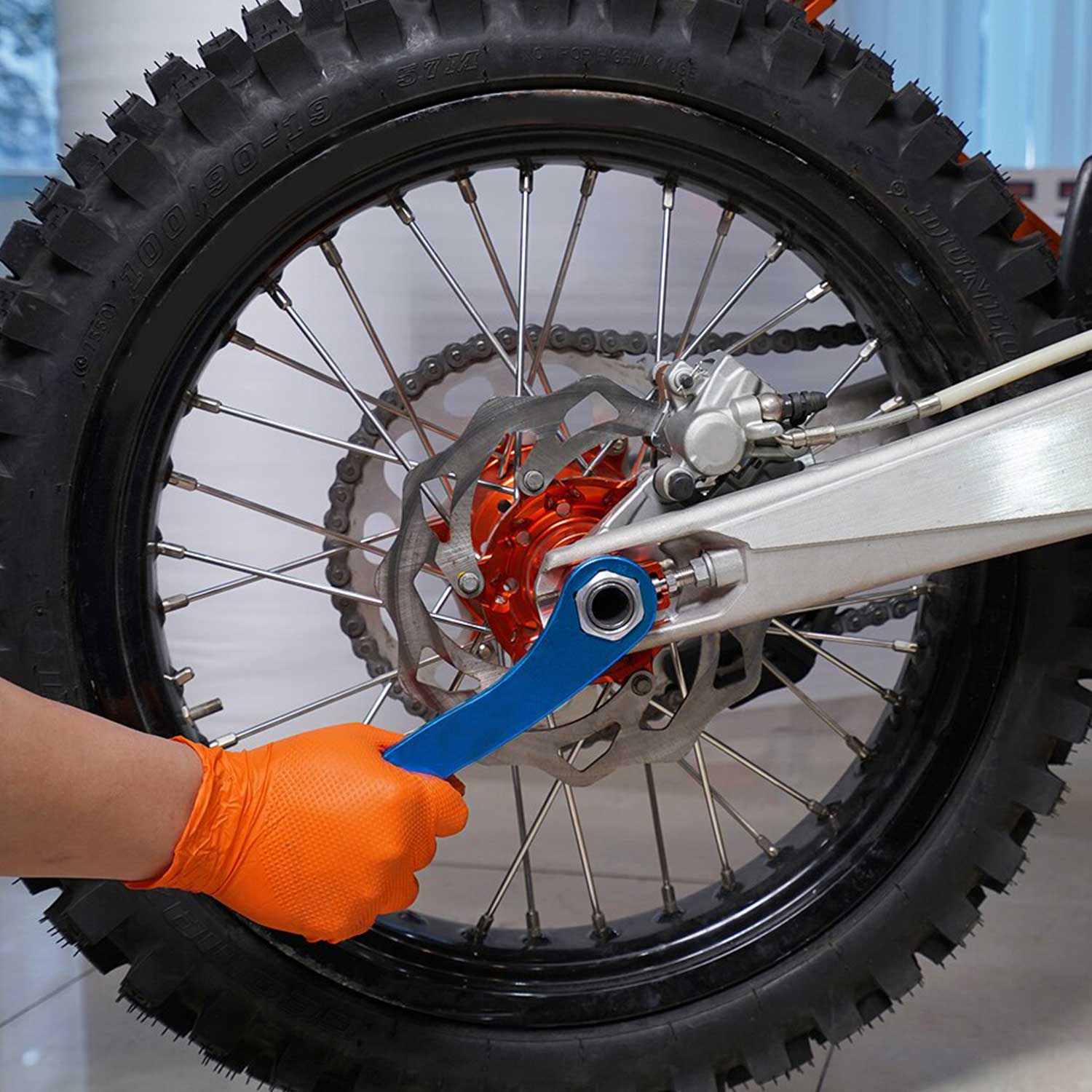 Universal Axle Spanner Wrench for KTM & Husqvarna 17/27/32mm