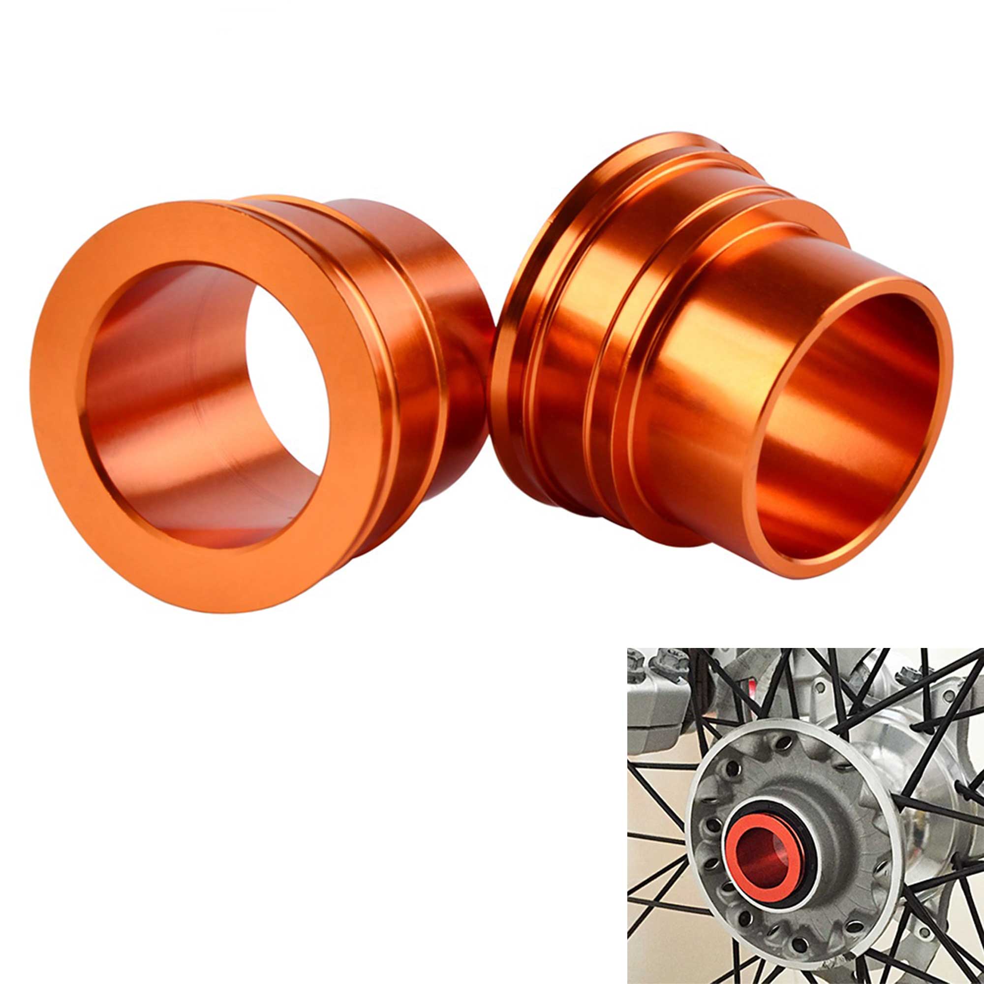 Rippin Moto CNC Front Wheel Spacers for KTM & Husqvarna 2003-2015