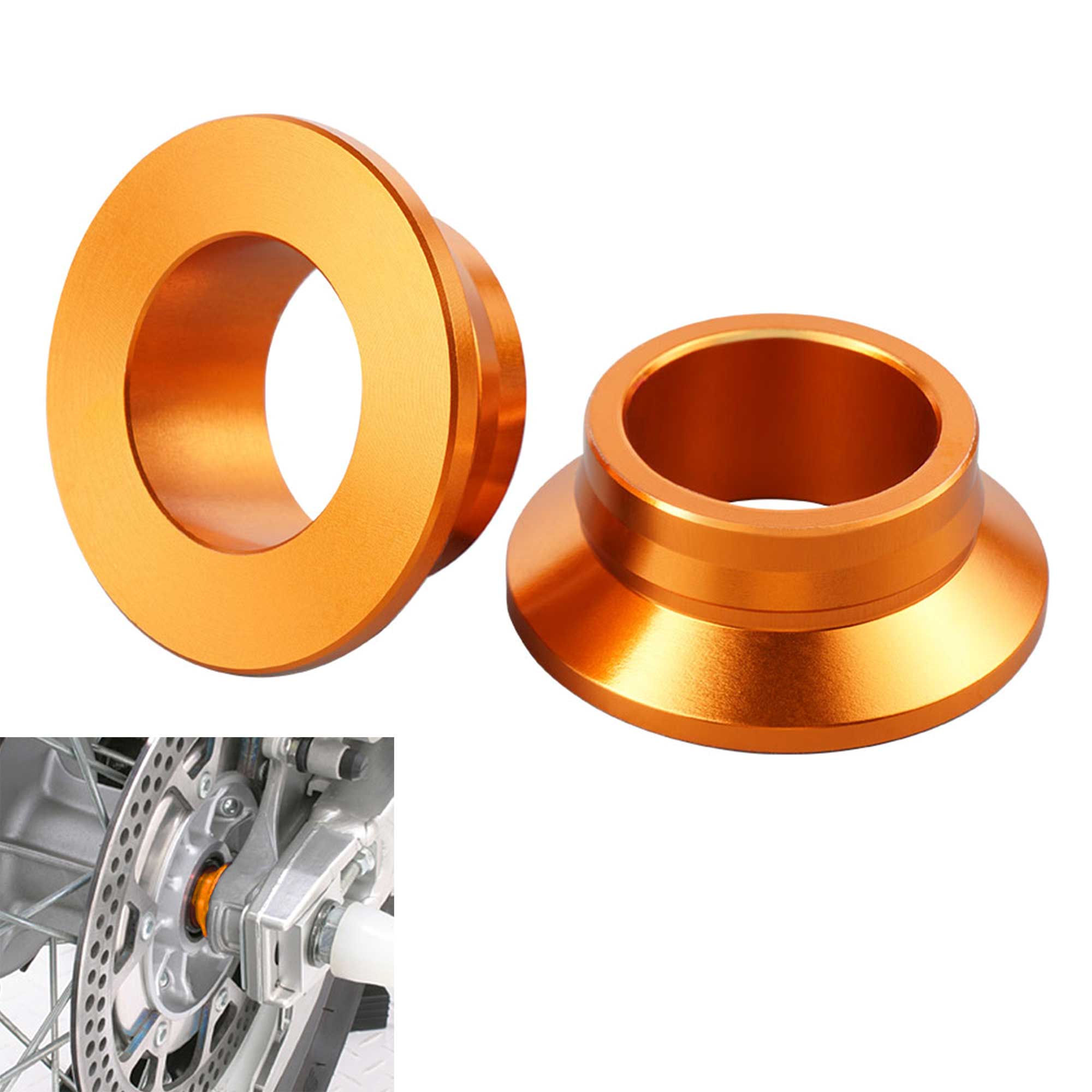 Rippin Moto CNC Front Wheel Spacers for KTM 2014-2022