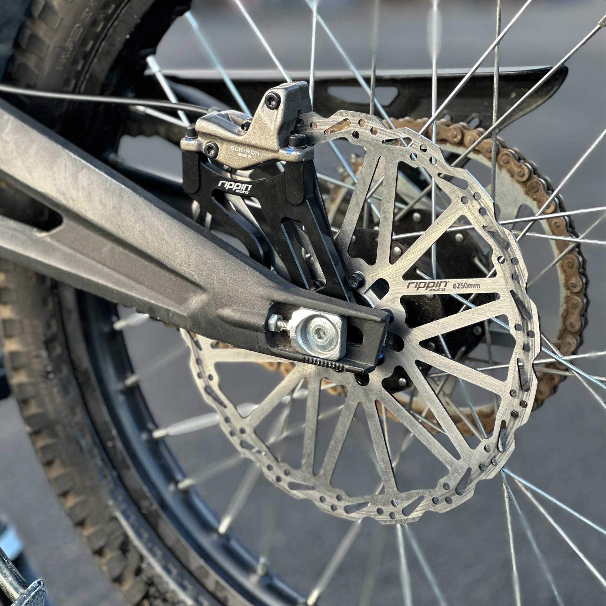 Rippin Moto 250mm Rear Oversize Brake Rotor for Surron & Segway X160 / X260